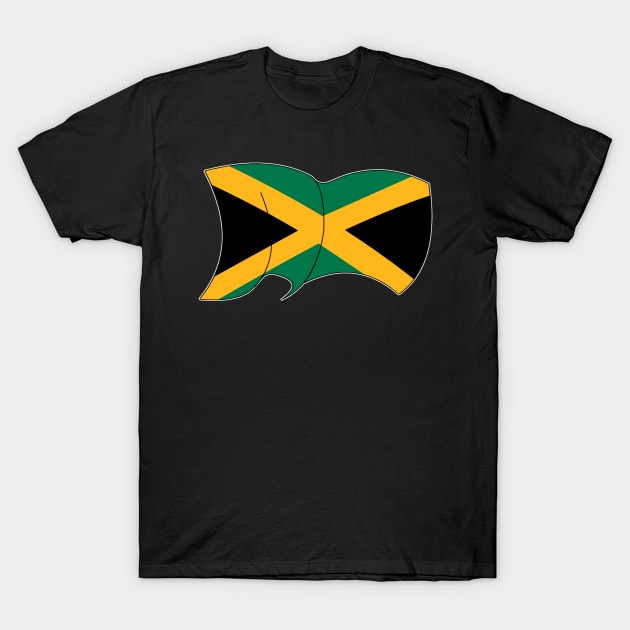 flag of Jamaica - sports, flags, and culture inspired designs T-Shirt by STearleArt